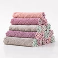 thumbnail image 1 of 1Pcs Car Accessory Wash Coral Velvet Rag Car Cleaning Drying Cloth Hemming Care Cloth Detailing Wash Towel Extra Soft Nursing30X60cm 1Pcs He Qiyong unisex, 1 of 1