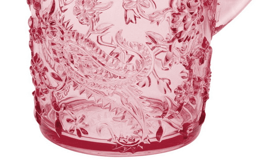 Acrylic Paisley Pitcher - Pink 2.5 qt