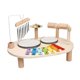 thumbnail image 4 of Batería de madera, juguete musical preescolar, instrumentos musicales de aprendizaje temprano para niños de 3 años en adelante, regalo de cumpleaños., 4 of 9