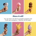thumbnail image 5 of Ninja Creami Scoop & Swirl Ice Cream Maker, Scoopable & Soft Serve, 11 Programs, (2) 16 Oz Pint Containers & Lids, NC700 Vanilla, 5 of 18