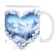 thumbnail image 1 of Pisexur Batería de cocina Tazas con efectos visuales tridimensionales, taza de café de cerámica con forma de corazón para San Valentín, taza de agua para pareja, rega para la cocina del hogar, 1 of 7