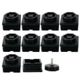 thumbnail image 1 of Kit de inserción cuadrada de pies niveladores ajustables Uxcell de 50 x 50 mm para patas de escritorio, 10 juegos, 1 of 7