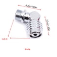 thumbnail image 2 of Adaptador de manguera giratoria de 90/110 grados sweethay accesorios de buceo 110 grados, 2 of 6