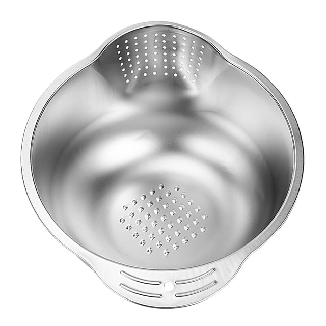 Cesta para lavar verduras y frutas, colador de acero inoxidable, escurridor para cocina