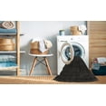 thumbnail image 2 of Ahgly Company Machine Washable Indoor Rectangle Contemporary Charcoal Black Area Rugs, 5' x 7', 2 of 7