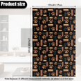 thumbnail image 3 of SCRAWLGOD Book Paw Print Brown Black 3 Piece Recliner Headrest Cover PU Leather Sofa Headrest Protector Non Slip Couch Head Rest Covers for Recline Chair,Living Room,17x27in, 3 of 7