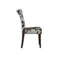 thumbnail image 6 of Weston Home Ayana Cowhide Parsons Dining Chairs, Set of 2, Brown Cowhide, 6 of 8