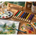 thumbnail image 5 of ﻿ Kids Paint Brushes Set Washable Chubby Paint Brushes Round and Flat Preschool Paint Brushes for Washable 20Pcs ﻿, 5 of 7
