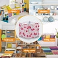 thumbnail image 5 of Foldable Fabric Storage Bin Home Cubes Clothing Organizer Bins Large Collapsible Box Basket for Home Organizer Watercolor Sparkling Cherries, 5 of 7