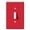 Toggle - Single (1-Gang), variant on WIRESTER 1-Gang Toggle Light Switch Wall Plate/Switch Plate Cover, Solid Red