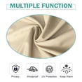 thumbnail image 3 of Pro Space 50" x 120" Indoor/Outdoor Curtains Grommet Curtain (1 panel - Beige), 3 of 8