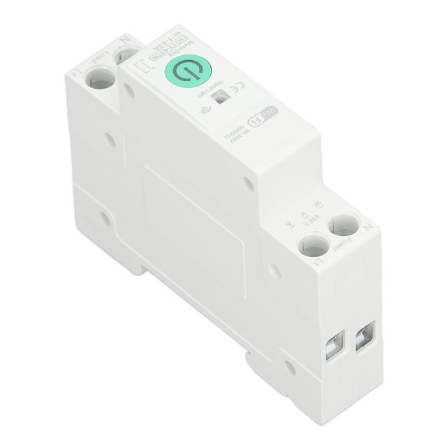 Smart Home WIFI Metering Circuit Breaker Power Consumption Monitoring Voice Control APP Switch Timing Remote Control Short Circuit AC90-300V
