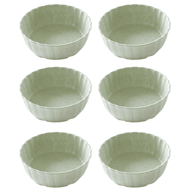 Plato de salsa de ketchup de fondo poco profundo de paja de trigo, cuencos de inmersión, mini plato de vajilla, platos de condimentos, plato de mostaza para soja, vinagre, ketchup, mermelada de pasta sushi surtido Vhermosa Organizadores de Herramientas