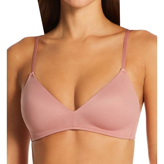 Women's Hanes DHY207 Authentic Lightly Lined T-Shirt Wirefree Bra (Earthen Tan 34D)