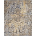 thumbnail image 2 of Nourison Majestic Modern Distressed Beige/Blue 7'9" x 9'9" Area Rug, (8' x 10'), 2 of 8