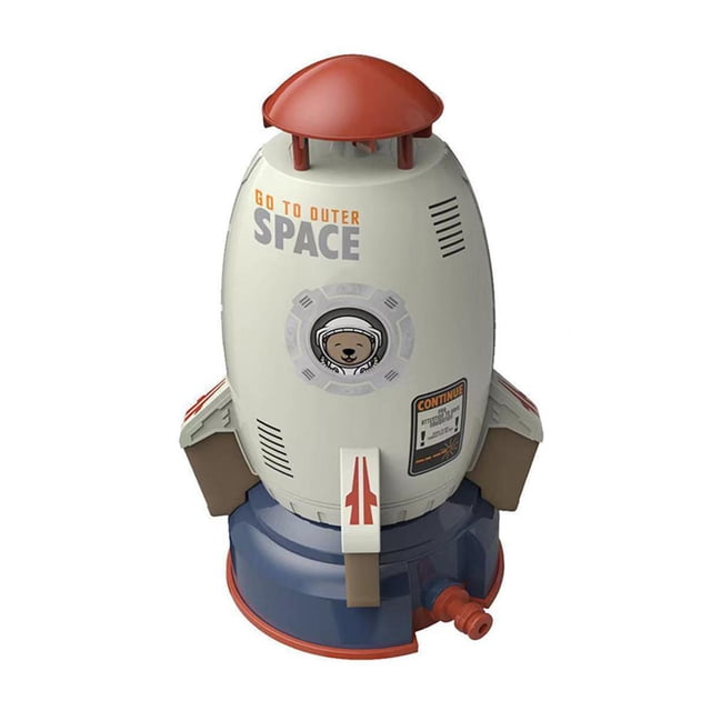 Launcher Rocket Plastic Space Rocket Jet Rociador para niños Niños Blanco JShteea El nuevo