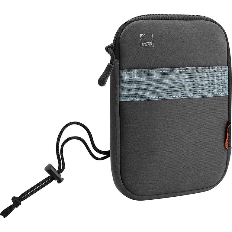 Lewis N. Clark NEO RFID Blocking Stash Neck Wallet, Neoprene