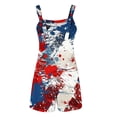 thumbnail image 6 of LangJing American Flag Patriotic Rompers for Women Summer Casual Sleeveless Short Overalls Adjustable 4th of July Shorts Jumpsuit with Pockets White,XXL, 6 of 6