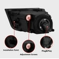 thumbnail image 6 of 2PCS Fog Lamp for 2003 2004 2005 Toyota 4Runner Fog Lights Assemblies 51W Yellow Lens, 6 of 6