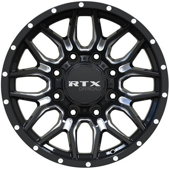One Wheel RTX (Offroad) | 163733 | Claw | Gloss Black Milled with Rivets | 20x9 5x127 ET0