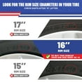 thumbnail image 6 of 4Pcs/set Cover Hubcaps ,16 Inch Hubcaps Wheel Rims Cover for 2019-2025 Nissan Altima Compatible With Steel Wheels and Snap On Installation PP Material（16-Inch, Black Lacquer), 6 of 8