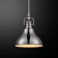 thumbnail image 4 of Globe Electric 2 in 1 Plug in or Hardwire Brushed Nickel Metallic 1 lights Pendant Light, 4 of 9