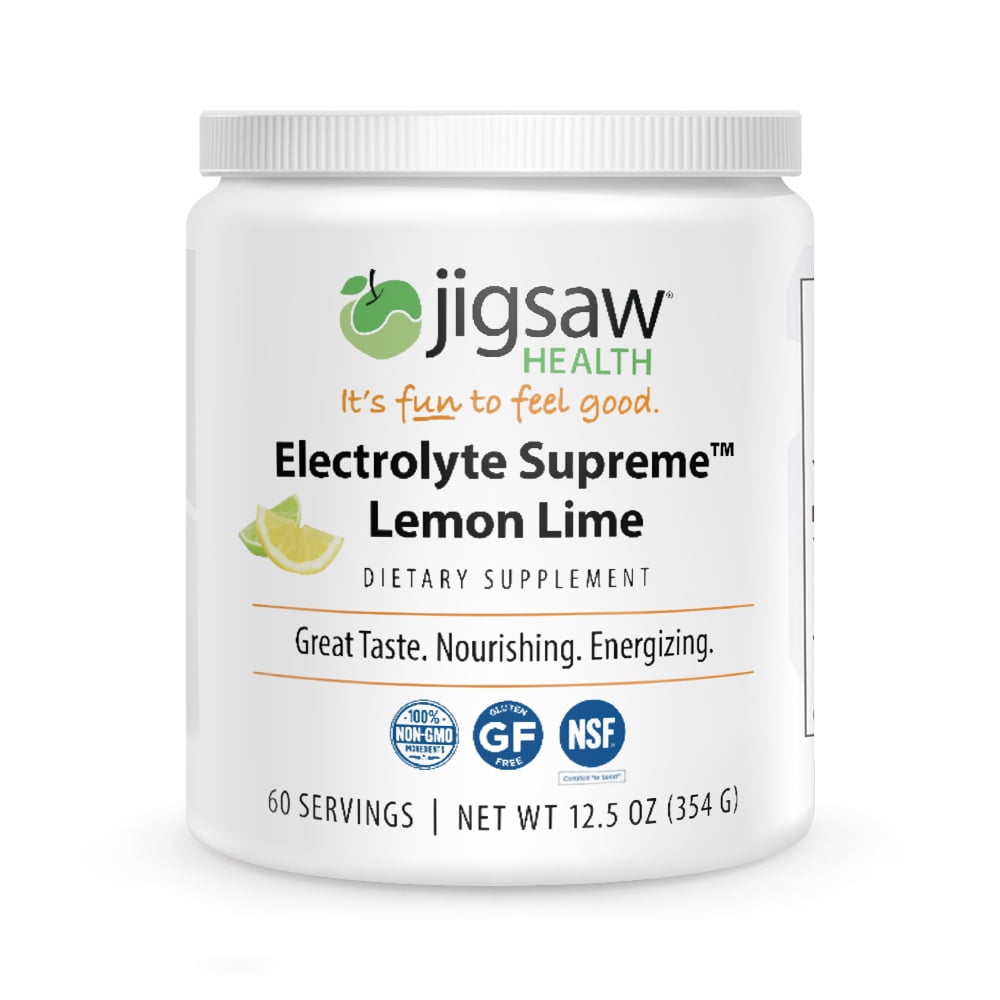 Jigsaw Health Electrolyte Supreme Great Lemonlime Flavor Broad
