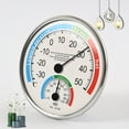 thumbnail image 6 of Indoor Outdoor Thermometer Hygrometer Wireless Temperature Humidity Meter For Greenhouse Office Home Room Thermometer Round, 6 of 6