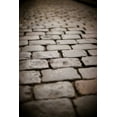 thumbnail image 2 of Berzel, Erin 13x18 Gold Ornate Wood Framed with Double Matting Museum Art Print Titled - Stone Path III, 2 of 4