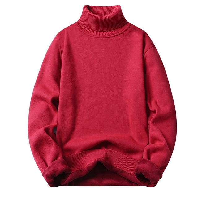 JMYHOAM Sweaters for Men Pullover Solid Color Oversized Sweaters Knit Choker Base Layer Sweater,M-XXXXL