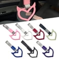 thumbnail image 2 of Hioecau Devil Heart Hand Ring Car Rear Bumper Warning Ring Universal Train Bus Auto Heart-Shaped Handle Strap Decoration Car Accessories, 2 of 8