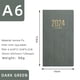 thumbnail image 1 of Xihbxyly Mini Agenda A6, Organizador de Agenda Diaria, Diario de Viaje, Multifuncional, Ideal para Oficina, Escuela y Hogar, Regalo Ideal para Estudiantes, 173 X 96 Mm, 60 Hojas, 1 of 2