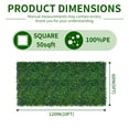 thumbnail image 5 of ODTORY 60"x 120" Artificial Boxwood Panels Privacy Fence Screen, UV-Anti Faux Greenery Grass Hedge for Indoor Outdoor Green Wall Backdrop Decor, 5 of 8