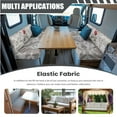 thumbnail image 3 of XYZCANDO Beautiful Rose Print Rv Dinette Cushion Covers,Stretchable Cushion Cover,RV Cushion Slipcover,Easy Installation,2 Backrest Covers and 2 Bench Covers Cute Designed for Ladies(Light Gray), 3 of 6