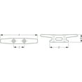 thumbnail image 2 of Sea-Dog 043065-1 Nylon Open Base Cleat - 6-1/2", Black, 2 of 4