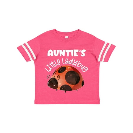 

Inktastic Auntie s Little Ladybug Gift Toddler Boy or Toddler Girl T-Shirt