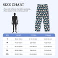 thumbnail image 3 of Bingfone Popcorn With Glasses Mens All Over Print Sleep Pajama Pants-Large, 3 of 5