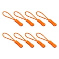 thumbnail image 1 of VONKY 8 Pieces Zipper Pull Puller Lightweight Rope Tag Fixer Multi-Purpose Replacement Buckle Bags Suitcase Accessories Textiles Orange Yellow, 1 of 5