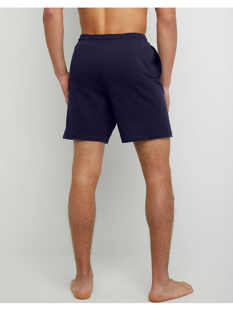 Hanes Shorts Pockets Essentials Mens Cotton Sports Midweight