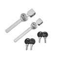 thumbnail image 1 of Cerradura y llave de puerta de vidrio para vitrina deslizante, terrario para reptiles, de alta calidad, alicates, cerradura de seguridad, 2 uds., 1 of 4