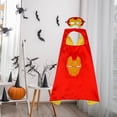 thumbnail image 3 of Halloween Cosplay Disfraces de dibujos animados Capas de superhéroes y máscara Favores de fiesta de Navidad JShteea El nuevo, 3 of 6