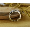 thumbnail image 3 of beryl_creation 14K Yellow Gold Finish 2.10 Ct Round Cut White Diamond Wedding Engagement Enhancer Guard Wrap Ring 925 Sterling Silver For Women's -5, 3 of 3
