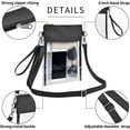 thumbnail image 3 of Sac à Bandoulière Transparent Approuvé pour Stade, Sac Transparent avec Bandoulière Réglable, 3 of 5