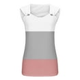 thumbnail image 4 of Giftesty Tank Tops for Women Sexy Fashionable Casual Printed Camisole Metal Round Neck Top Blouse, 4 of 5