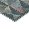 thumbnail image 3 of Addison Rugs Mayfield Premium Machine Washable Transitional Geometric Denim Rectangle Rug, 3' X 5' Machine Washable Transitional Geometric Denim Oversized Sherpa Throw Blanket, 3 of 7