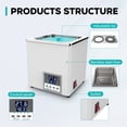 thumbnail image 4 of LABFISH Lab Digital Water Bath 3L Capacity Thermostatic Heater Laboratory Heating Devices Stainless Steel Liner with Selectable Openings for Experiment 1 Opening, 4 of 6