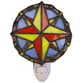 thumbnail image 1 of Stained Glass Night Lights (Nautical Star (Photocell)), 1 of 3