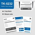 thumbnail image 5 of TK5232 TK-5232 4-Color Toner Cartridge (1 Pack, Black) - Dphen TK-5232K Toner Replacement for Kyocera ECOSYS P5021cdn P5021cdw M5521cdn M5521cdw Printer, 5 of 6