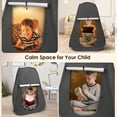 thumbnail image 2 of RELOIVE Sensory Tent for Kids 31.5"*31.5"*41.3in,Pop Up Tent Calm Corner for Children to Play and Relax,Sensory Corner Blackout Play Tent with Storage Bag for Autistic Children, 2 of 10