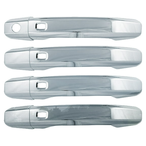 Door Handle Covers for 2014-2018 GMC Sierra 1500 (Chrome Set of 4)